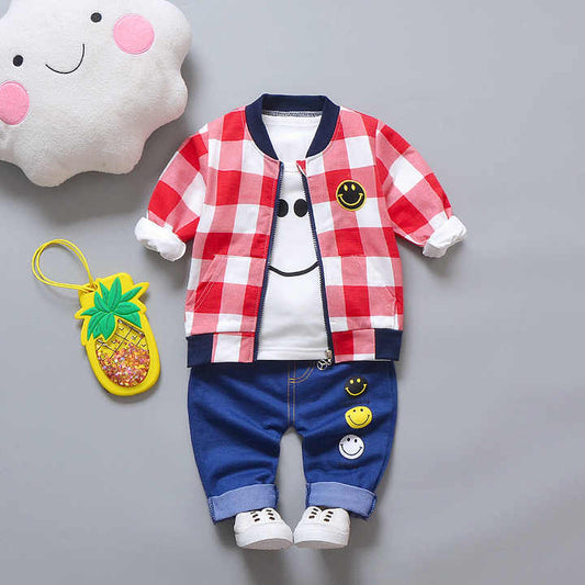 Factory production baby boys clothing set hot sale. 