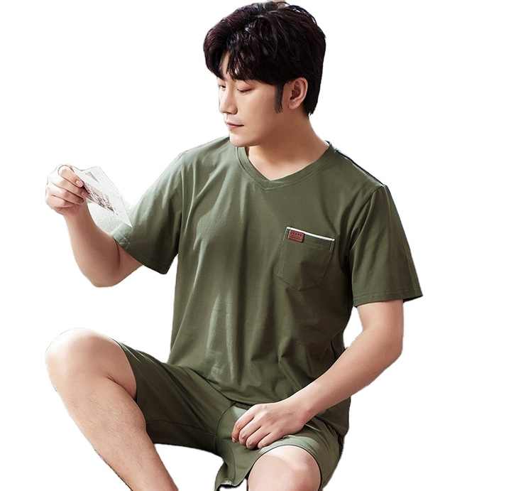 Men's Modal Cotton Short Sleeve Pajamas. 