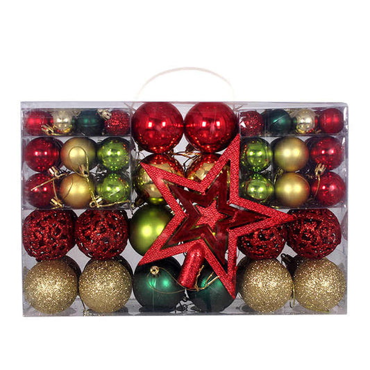 Shatterproof Plastic Christmas Balls 