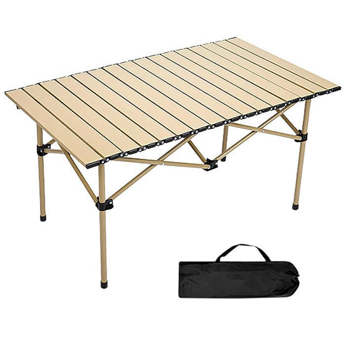 Square Folding Camping Table. Modern Design Lightweight Carbon 