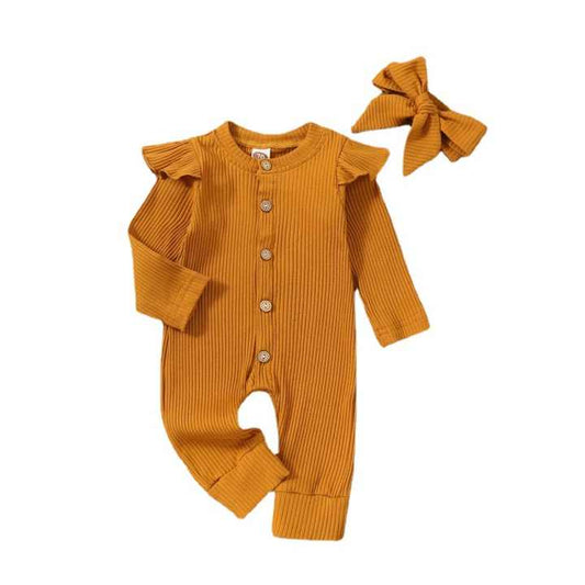 Newborn girls' suit 