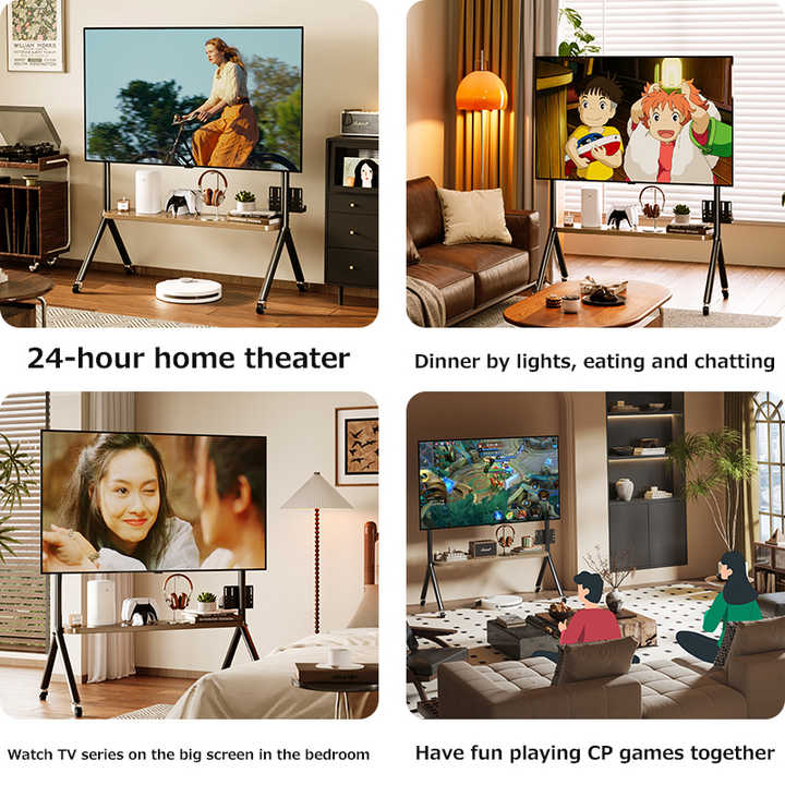 Mobile TV Stand Rolling-حامل تلفزيون