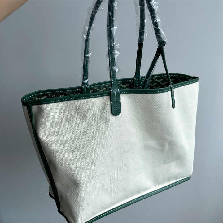 Large Vintage Fashion Design Shopping Bag with Strap 