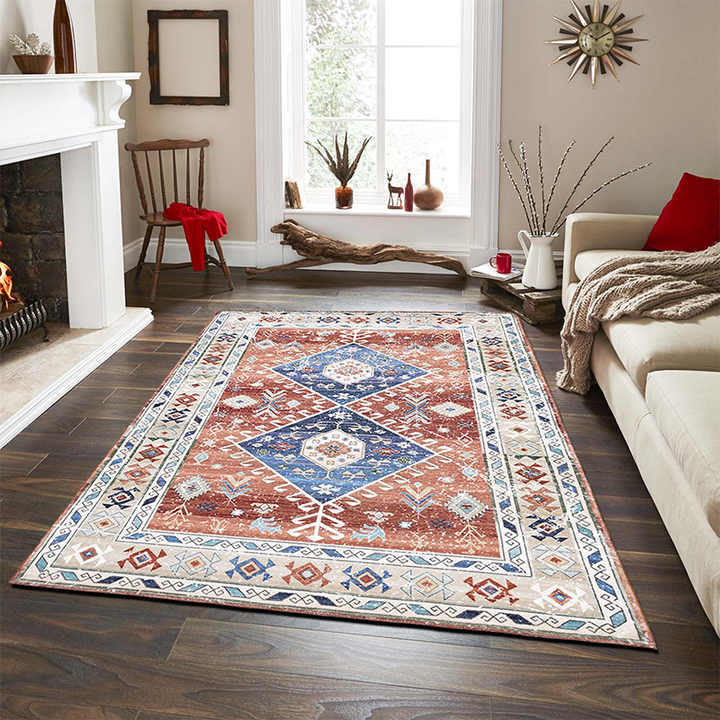 Modern, Contemporary, Fashionable, Slip Resistant Polyester Area Rug 