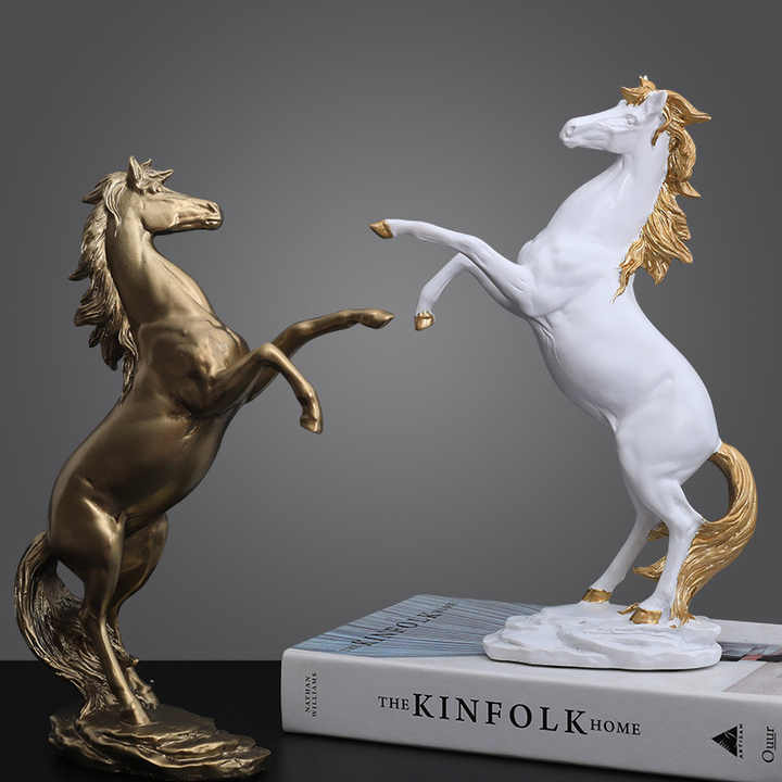 Luxury Home Decor, Exquisite Modern Resin Animal Sculpture 