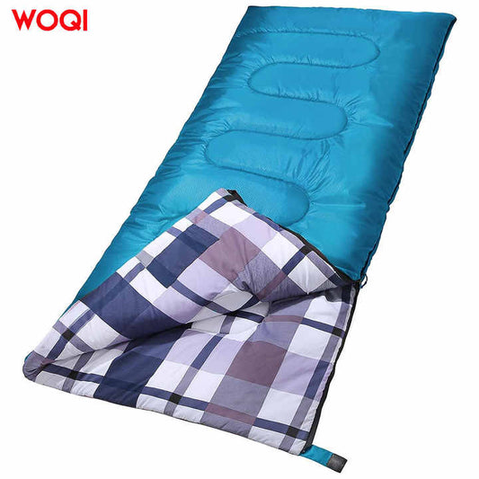 كيس نوم للتخييم من القطن والبوليستر للبالغين  - WOQI Wholesale 3 Season Waterproof