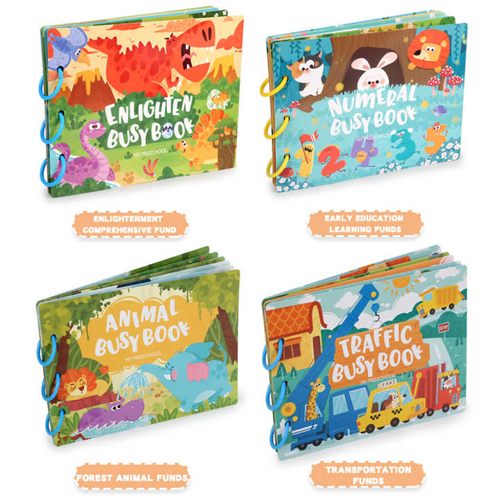 Educational games quiet book 