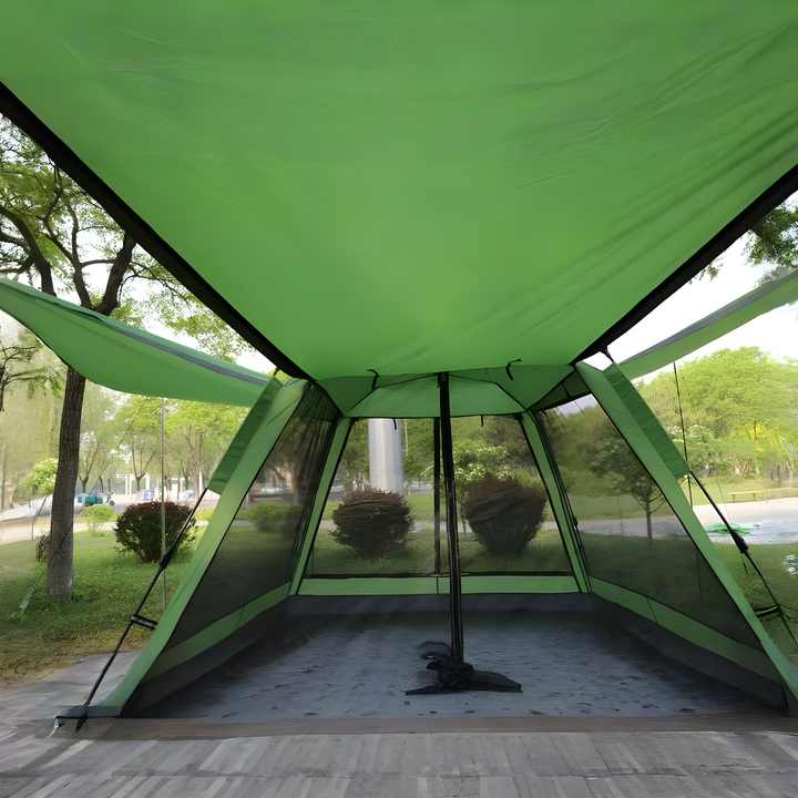 Large 3-5 Person Waterproof Camping Tent with Mesh 