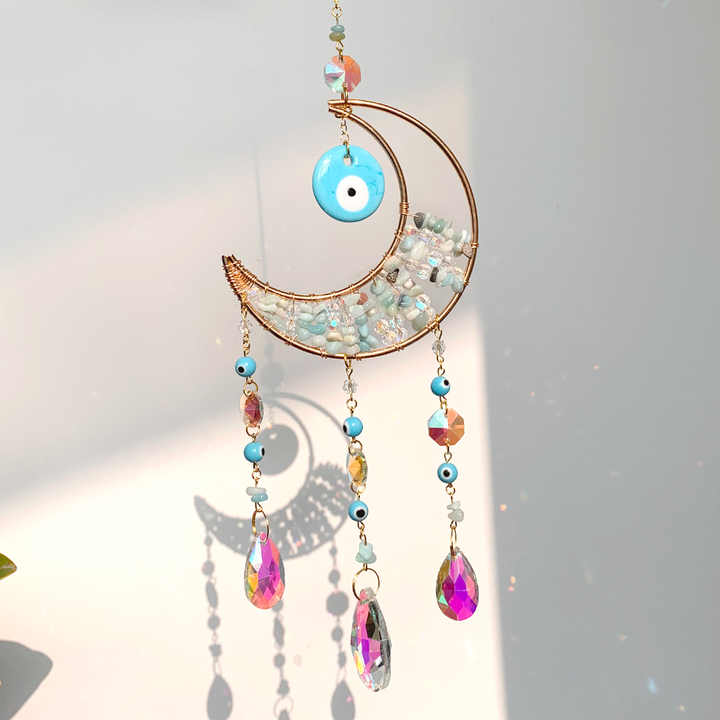 High Quality Natural Crystal Sun Catch Moon Catch 