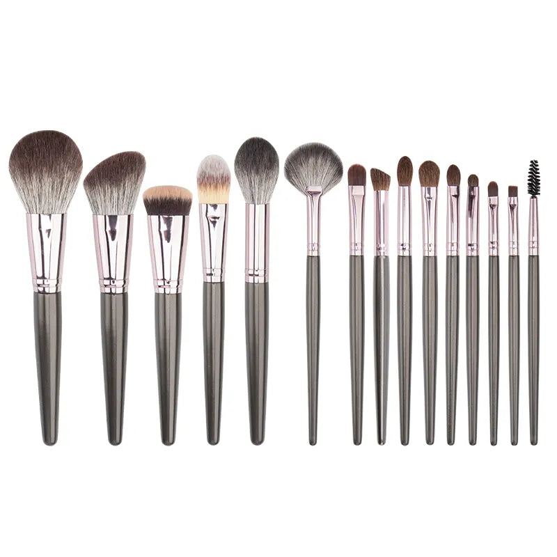 Luxury Natural Hair Makeup Brushes 
