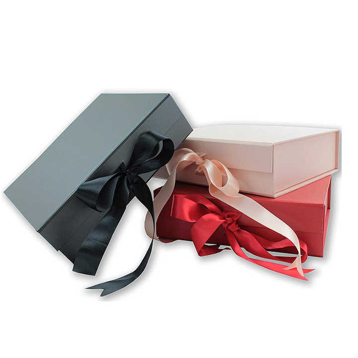 Luxury Magnetic Foldable Wedding Favor Box for 