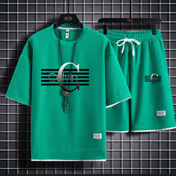 Men's 2 Piece T-Shirt Plus Size 5 