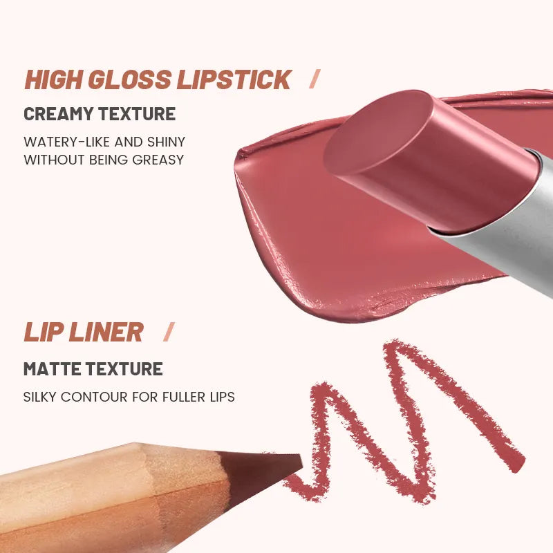 مكياج الشفاه كومبو - Lip makeup combo