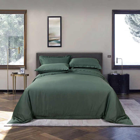 مجموعة مفارش سرير من خشب الخيزران . Bamboo Bedspread Set, Bamboo Bedspread Set, High