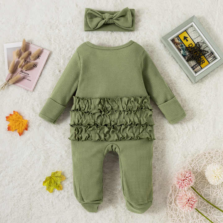 Newborn girls' suit 