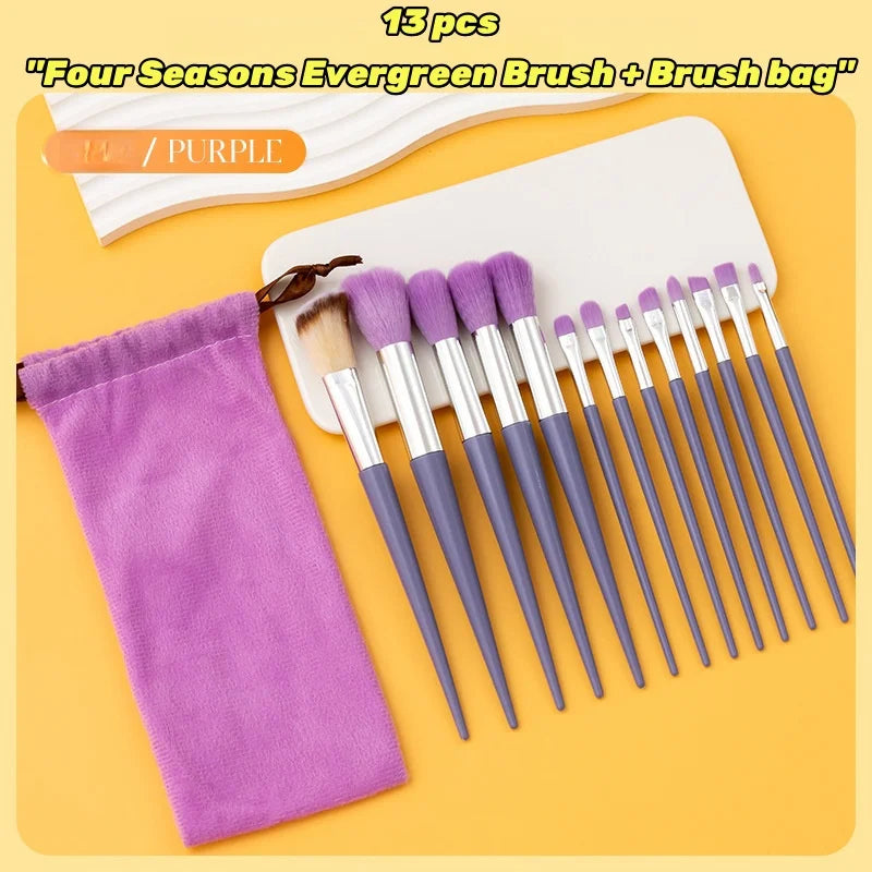 Bright colored brushes