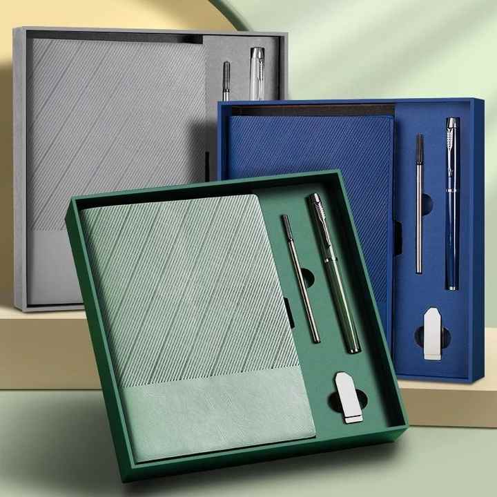 Custom PU Leather Business Notebook. 