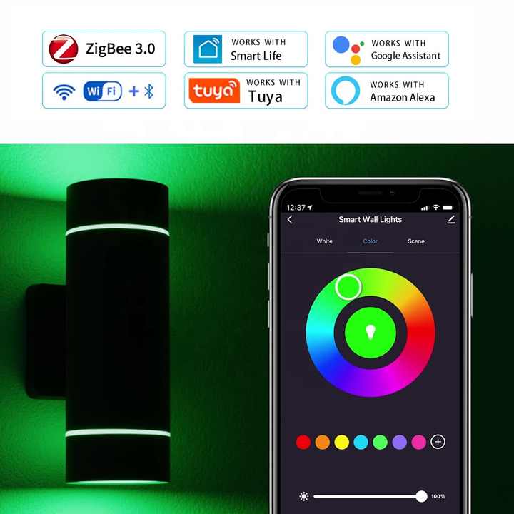 Smart Wi-Fi Wall Lamp