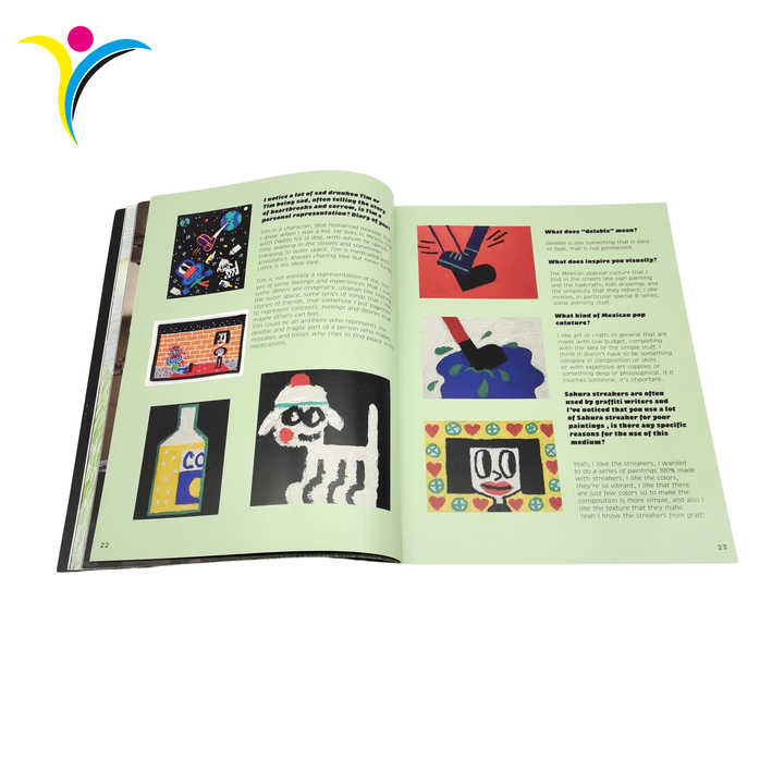 High Quality Print Custom Paper Magazine Full Color Softcover Book Printing Factory 