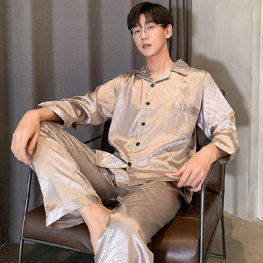 Best quality spring and autumn long sleeve satin dress 