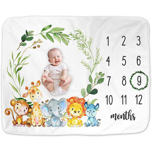 CPC Certificate Newborn Photography-Monthly Fleece Blanket 