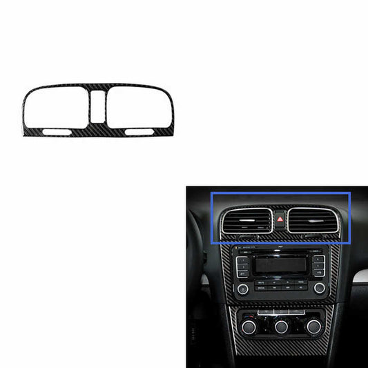 Carbon Fiber Car Center Control Air Outlet 