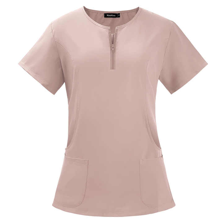 OEM Custom logo Work Clothes Beauty Salon Nurse.  ملابس عمل بشعار مخصص OEM، زي ممرضة صالون تجميل، زي