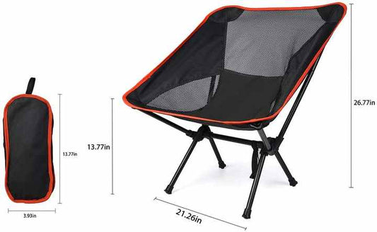 Woqi المحمولة المدمجة للطي كراسي للشاطئ . Woqi Portable Compact Folding Beach Chairs Portable
