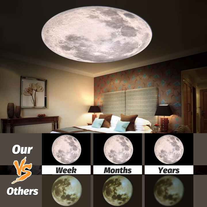 Moon lamp for brightness 