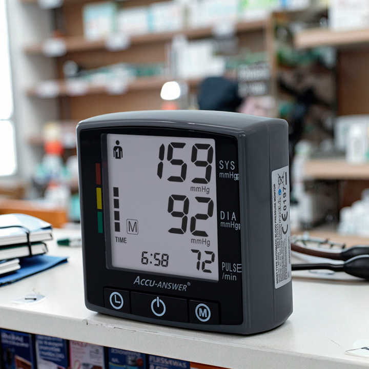 مراقبة ضغط الدم التلقائي للمعصم OEM ODM . Automatic Wrist Blood Pressure Monitor OEM ODM LCD