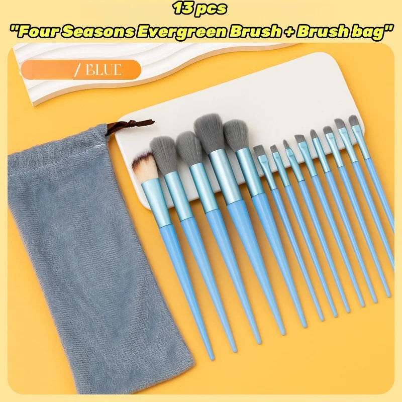 Bright colored brushes