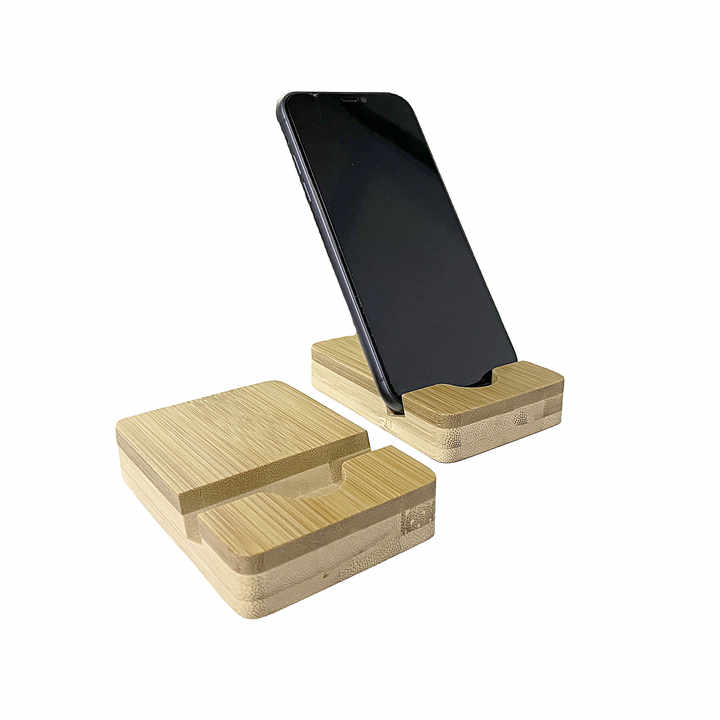 Natural Bamboo Multifunctional Customizable Mobile 