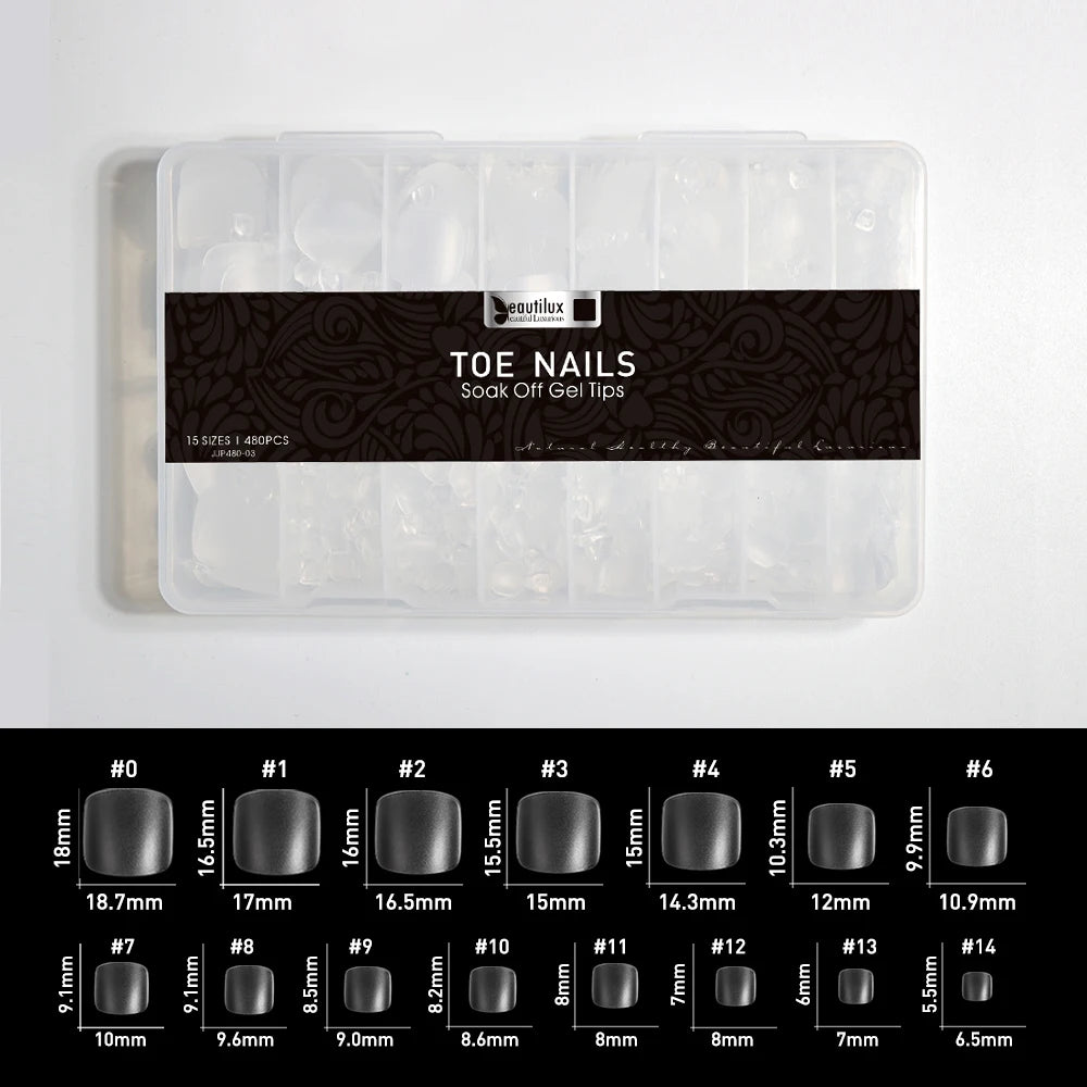 Luxury artificial toenails - hand nails 