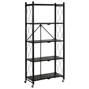 Foldable storage shelves, foldable storage rack, multi-layer organizing shelves, foldable shelves 