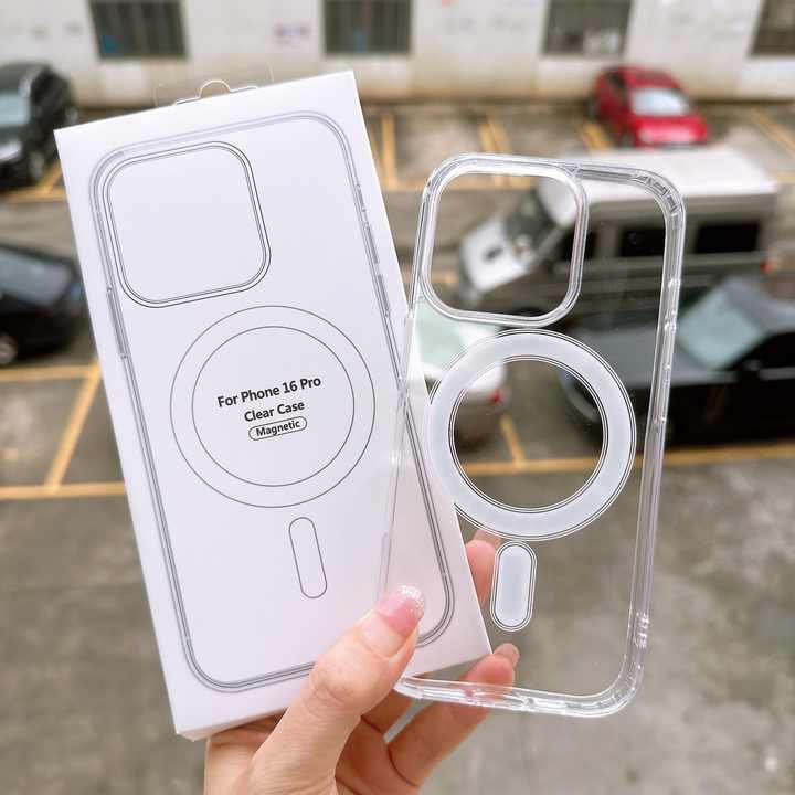Anti-scratch clear wireless charging case for iPhone. 