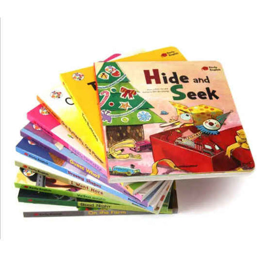 Hand-printed dry erase book educational activity
