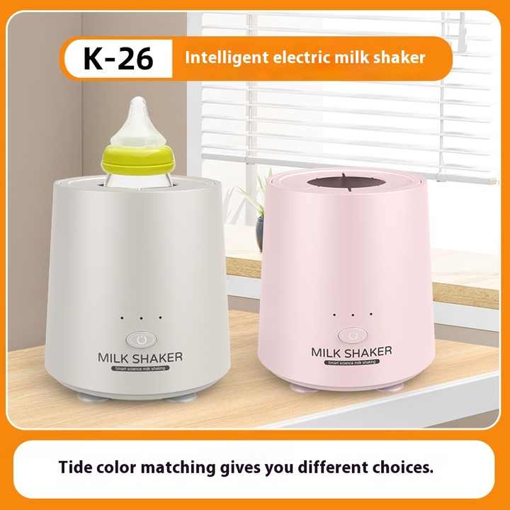 Fully Automatic USB Rechargeable Plastic Milk Frother, Wholesale Baby Gift for Milk Powder Frother 