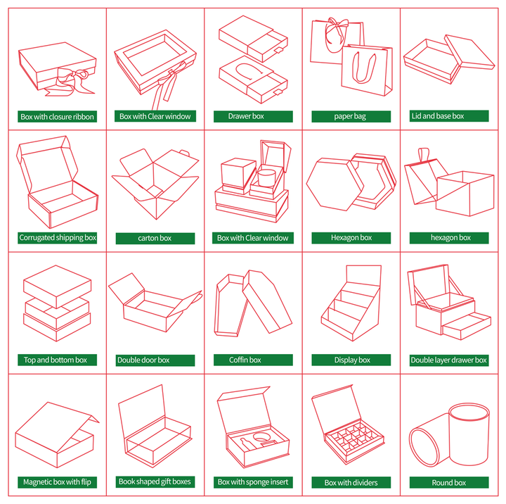 2 Piece Boxes Wholesale Shoulder and Neck Lid and Base 