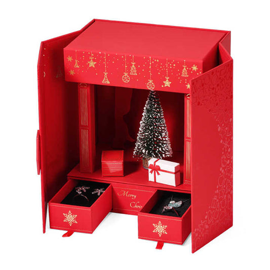 Christmas Jewelry Box Christmas Music Gift Box 