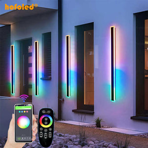 Waterproof outdoor wall lights 