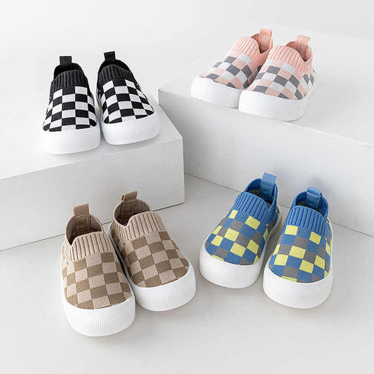 Girls' soft cotton flat shoes 