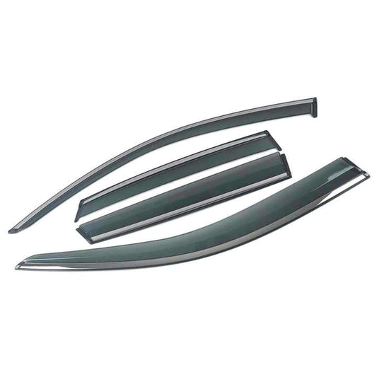 لسيارة جيب كومباس من شباك السيارة غطاء واقي للحماية من المطر وغطاء واقي للحماية من الشمس إطار زينة لاصقة For Jeep Compass Car Window Visor Rain Guard Sun Visor Cover Trim Sticker