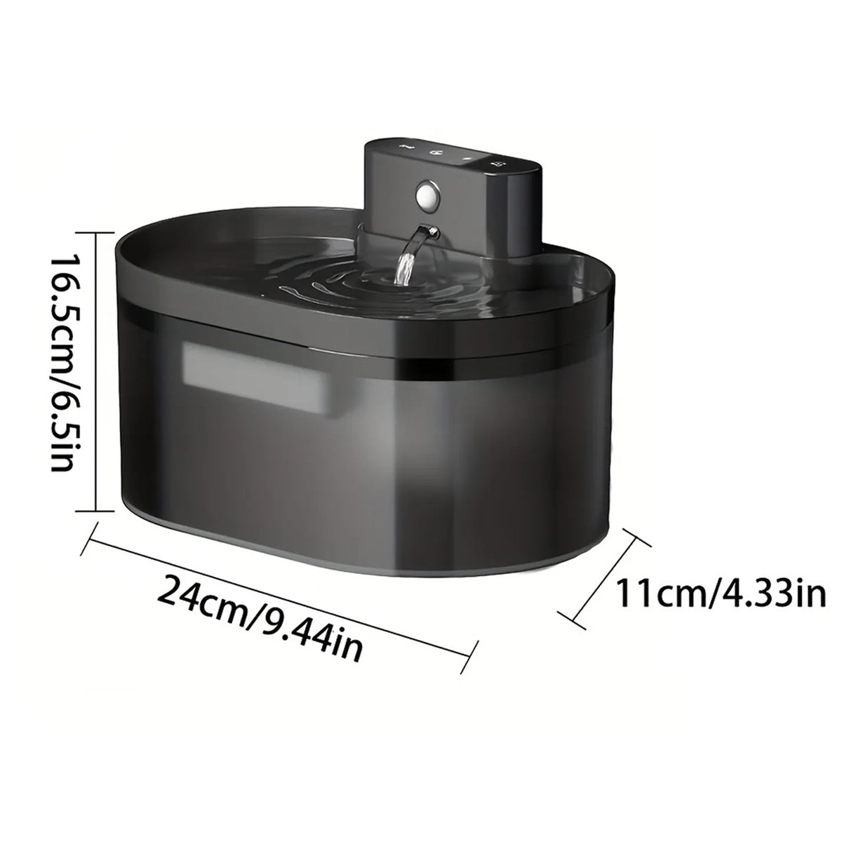 2L Plastic Pet Bowl - Bowls &amp; Feeders. 