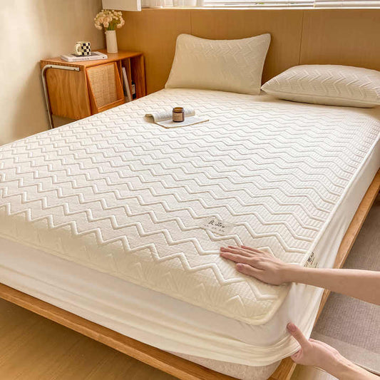 Thick bed sheet made entirely of raw cotton, 