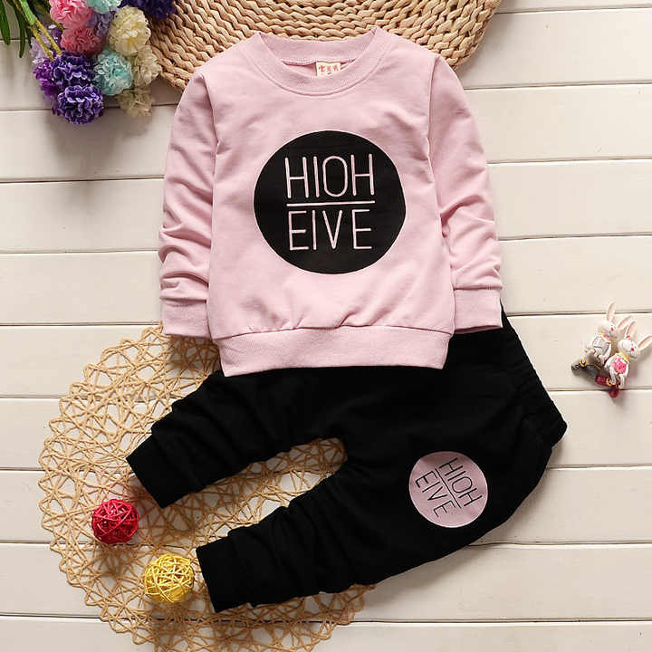 Baby Girls Clothing Sets Clothes Autumn-مجموعة ملابس للبنات