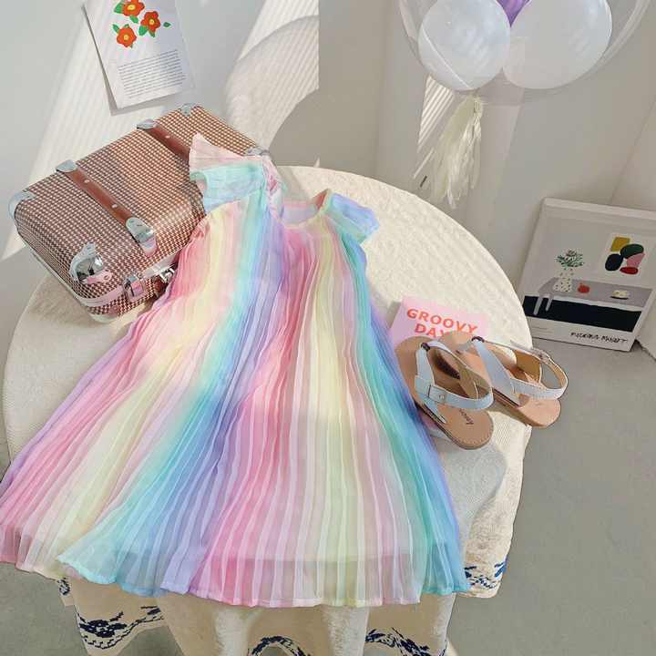 فستان صيفي من الشيفون chiffon summer dress