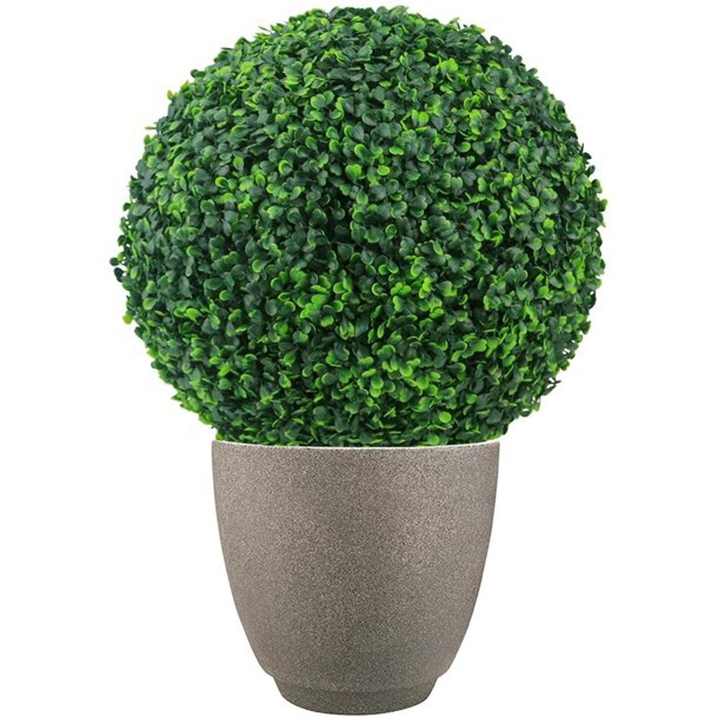 معلقة توبياري الكرة خشب البقس أوراق الشجرPlants Artificial Grass Green Balls for Home Garden