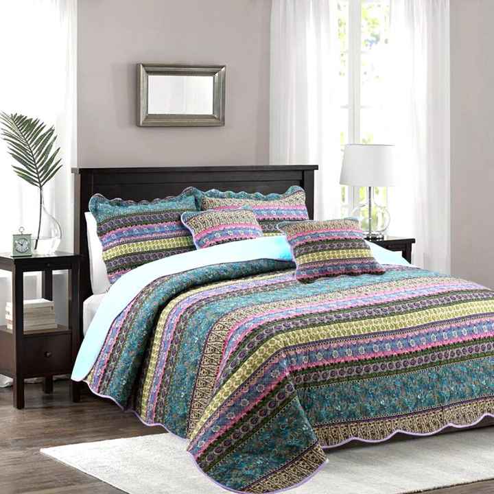 Huge Discounts on Ethnic Double Queen Cotton Bedspreads. 