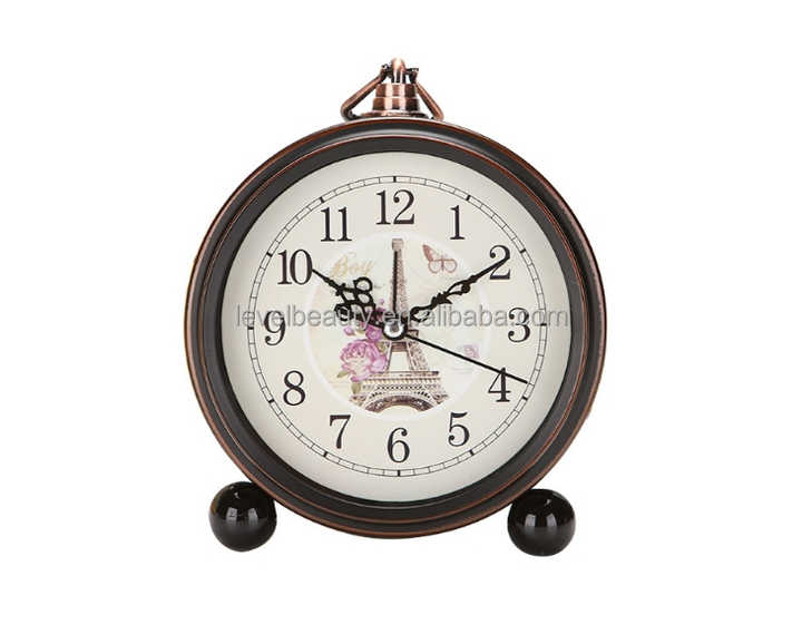 antique analog alarm clock 
