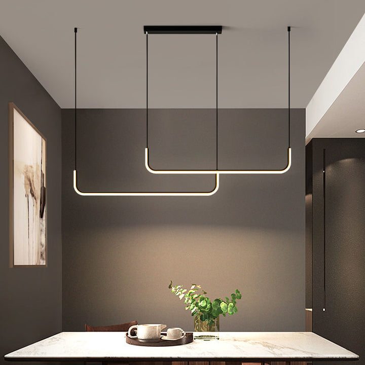 Modern aluminum pendant 